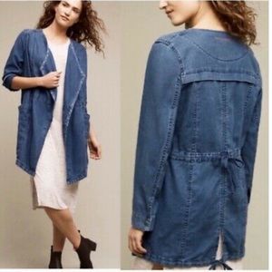 Anthropologie chambray jacket